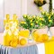24-Pack Artificial Lemon Branches – Vivid Yellow Faux Lemons, Fake Fruit Stems for Table Centerpieces, Kitchen Décor, Home, Spring & Summer Decoration